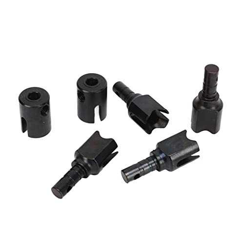 Qukaim RC Diff Drive CupforARRMA RC Steel Diff Outdrive Cups, 4 Pcs Differential Drive Cup with Drivesshaft Joint Cup for ARRMA 1/7 1/8 Cars, Black von Qukaim