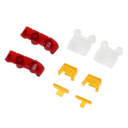 Qukaim RC Lichtteile RC Licht Kunststoff Shell Set für A86 RC Auto, 8 Stück, Hochtemperaturbeständig, Langlebig, Kratzfrei von Qukaim