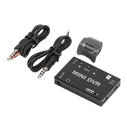 Qukaim RC Video Recorder Modul Mini FPV DVR Modul, NTSC PAL umschaltbar, Eingebauter Akku Video o FPV Recorder für RC Modelle, Kompaktes Design, Leichtes Zubehör von Qukaim