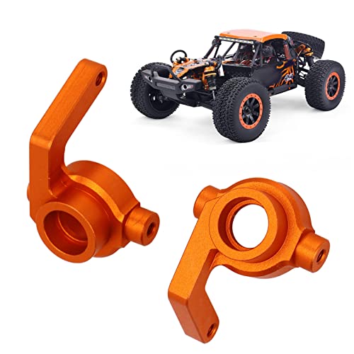 Qukaim RC Zubehör RC Lenkbecher Aluminiumlegierung für ZD Racing DBX 10 Geländewagen, 2 Stück, Orange von Qukaim