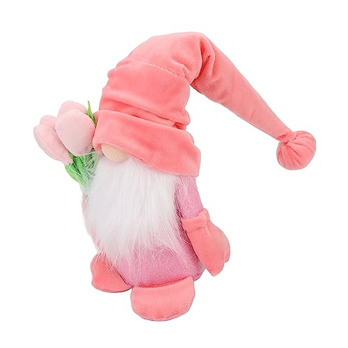 Qukaim Spring ers Gnomes Mother Day Gnome Plush Doll, Handmade Soft Tulip ers Gnome Decoration von Qukaim