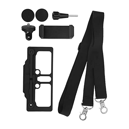 Qukaim Tablet Halterung Drohne Clip Halterung mit Lanyard Fernbedienung Handy Tablet Halter mit Verstellbarem Lanyard für Mini SE Air 2S, Tragbare Clip Halterung, Kompatibel mit den meisten Geräten von Qukaim