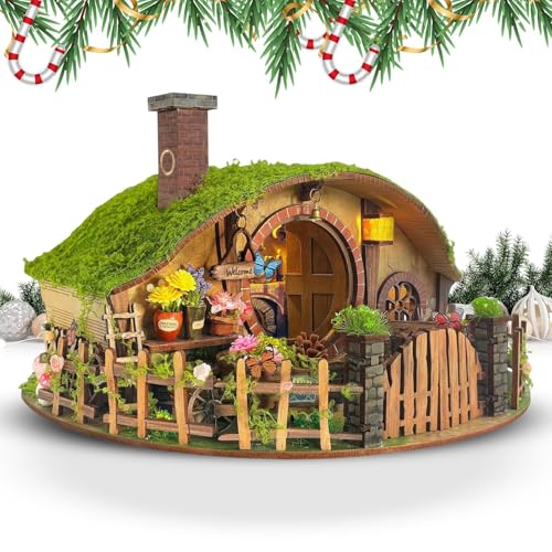 Qukoielly Miniatur Puppenhaus Bausatz | Holz 3D Haus Bausatz Mit LED | Puzzle Bastelset | Für Küche Büro Indoor Schlafzimmer Klassenzimmer Weihnachten Feiertag Geburtstag Erwachsene Kinder Jugendliche Qukoielly Miniatur Puppenhaus Bausatz | Holz 3D Haus Bausatz Mit LED | Puzzle Bastelset | Für Küche Büro Indoor Schlafzimmer Klassenzimmer Weihnachten Feiertag Geburtstag Erwachsene Kinder Jugendliche von Qukoielly