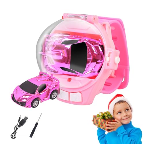 Ferngesteuertes Uhrenspielzeug | Cartoon Cool Watch Wrist Racing Car 2,4 GHz - Interaktives Spielspielzeug mit Fernbedienung und USB-Aufladung über große Entfernungen, Kindergeburtstagsgeschenk Qumiuu von Qumiuu