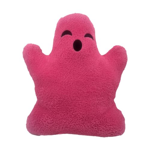 Qumiuu Halloween-Geister-Plüschkissen, Plüschtiere, Halloween-Geister-Sofakissen, Süßes Halloween-Geister-Plüschkissen, Dekoratives Plüschkissen Als Bett-Sofa-Dekoration von Qumiuu