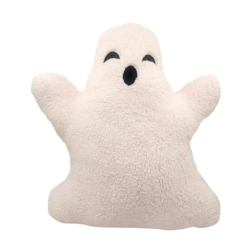 Qumiuu Halloween-Geister-Plüschkissen, Plüschtiere, Halloween-Geister-Sofakissen, Süßes Halloween-Geister-Plüschkissen, Dekoratives Plüschkissen Als Bett-Sofa-Dekoration von Qumiuu