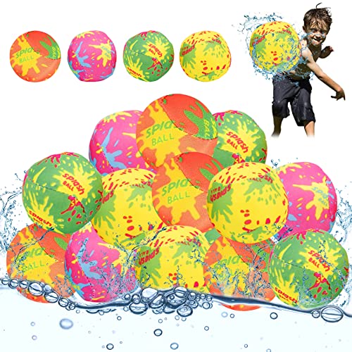 Wasserbälle 12 Stück, Wasserbomben Wiederverwendbar, Wasserball Klein, Wasserbomben Bälle, Pool Spielzeug Wasserballons Geeignet für Sommer im Freien Strandparty Wasserbälle 12 Stück, Wasserbomben Wiederverwendbar, Wasserball Klein, Wasserbomben Bälle, Pool Spielzeug Wasserballons Geeignet für Sommer im Freien Strandparty von Qunkun