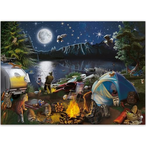 QUOKKA 1000 Teile Puzzle für Erwachsene Und Ältere Kinder – Lagerfeuer-Aktivität Puzzle für Männer Und Frauen – Buntes Spielzeug für Kinder von 8-12 Jahren – Familienspiel Geschenk QUOKKA 1000 Teile Puzzle für Erwachsene Und Ältere Kinder – Lagerfeuer-Aktivität Puzzle für Männer Und Frauen – Buntes Spielzeug für Kinder von 8-12 Jahren – Familienspiel Geschenk von QUOKKA