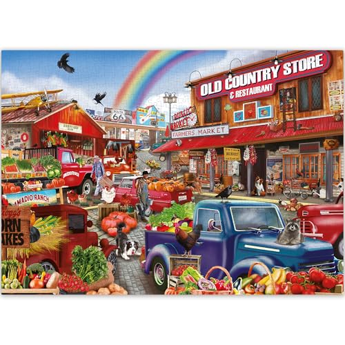 QUOKKA 1000 Teile Puzzle für Erwachsene Und Ältere Kinder – Puzzle für Männer Und Frauen – Buntes Spielzeug für Kinder von 8-12 Jahren – Basar-Aktivität Familienspiel QUOKKA 1000 Teile Puzzle für Erwachsene Und Ältere Kinder – Puzzle für Männer Und Frauen – Buntes Spielzeug für Kinder von 8-12 Jahren – Basar-Aktivität Familienspiel von QUOKKA