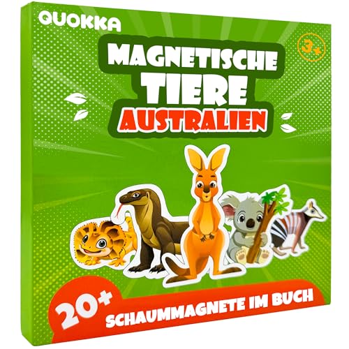 QUOKKA Magnetspiel Kinder ab 2 3 Jahre - 20+ Teilige Australien-Spiel Magnet Puzzle Beschäftigung Im Flugzeug Kleinkind - Lernspielzeug für Unterwegs - Reisespiele Lernmagnet für Kinder 3 4 5 Jahre QUOKKA Magnetspiel Kinder ab 2 3 Jahre - 20+ Teilige Australien-Spiel Magnet Puzzle Beschäftigung Im Flugzeug Kleinkind - Lernspielzeug für Unterwegs - Reisespiele Lernmagnet für Kinder 3 4 5 Jahre von QUOKKA