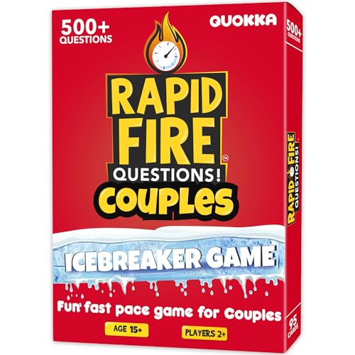 Quokka Couple Conversation Cards - Travel Version - Icebreaking Talking Topics Board Game for Kids 15 + Year Olds - Getting to Know You | 500 Fun Questions | Answer in 1 Min - Couple Game Night von Quokka