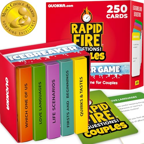 Quokka Couples Conversation Games for Date Night - Fun Couple Card Games with 500+ Questions - Perfect Icebreaker Games for Adults & Date Night Games for New or Married Couples I Premium Version von Quokka