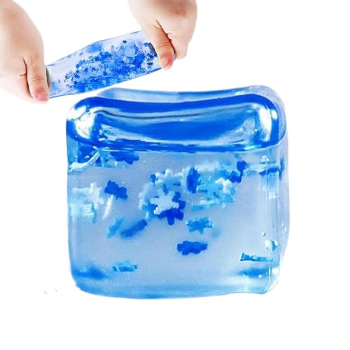 N-Ice Cube Anti Stress Bälle, Antistressbälle für Kinder Erwachsene, Eiswürfel Fidget Toys, Sensorisches Antistressbälle Stress Spielzeug, Angst- und Stressabbau Würfel von Qutalmi