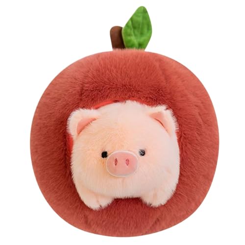 Qutalmi Entzückendes, gefülltes Tier, weiches rosa Plüschkissen,Pink Animal Pillow Plüschspielzeug Puppen - Home Dekoration, Stoffspielzeugzimmerdekor, Obstform Kuschel Plüsch für Kinder Erwachsene von Qutalmi