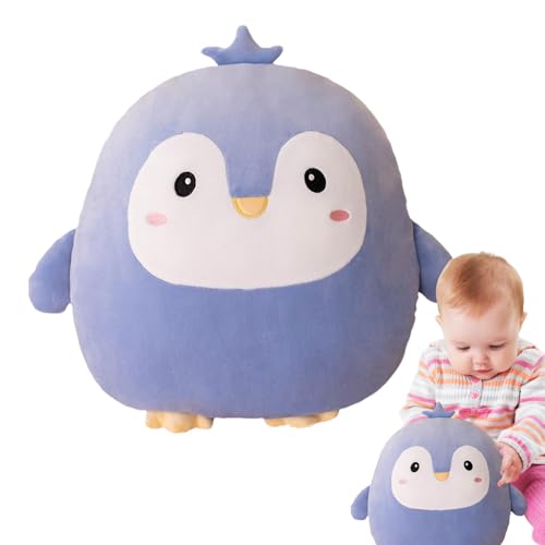 Quzente Niedliche Pinguin-Kuscheltiere,Pinguin-Kuscheltierspielzeug - Plüsch-Pinguin-Kissenspielzeug - Kuschelige Stofffigur, umarmbares süßes Stofftier-Plüschtier, Sofa-Dekoration, Raumdekoration, von Quzente