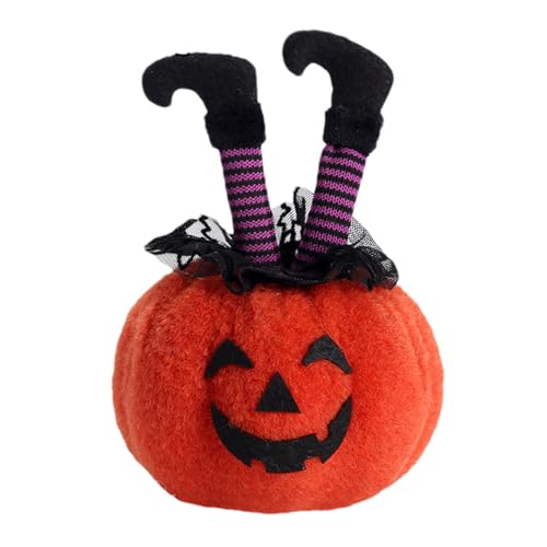 Quzente plüsch,stofftier - -Plüschkissen mit Hexenfüßen | Gemüsespielzeug für Kinder, Halloween-Dekoration, Mitbringsel für die Thanksgiving-Party von Quzente