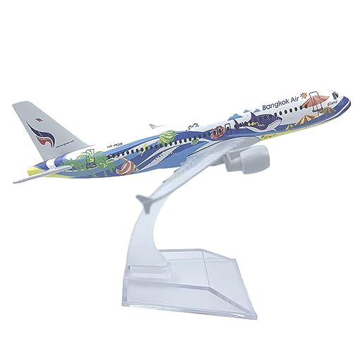 Qxiao 16cm 320 Thai Bangkok Fisch Airbus Flugzeug Modell Flugzeug Modell Legierung Metall Modell Flugzeug Souvenir Modell Flugzeug Sammlung Büro Dekoration für Sammlung und Geschenk, Einheitsgröße von Qxiao