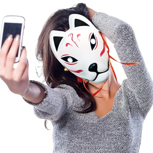 Qyljeiwred Katzengesichtsmaske – Vollgesichtsmaske | Kostüm-Requisiten für Festival, Feier, Bühnenshow, Theater, Aufführung, Maskerade, Familientreffen, Party, Cosplay Qyljeiwred Katzengesichtsmaske – Vollgesichtsmaske | Kostüm-Requisiten für Festival, Feier, Bühnenshow, Theater, Aufführung, Maskerade, Familientreffen, Party, Cosplay von Qyljeiwred