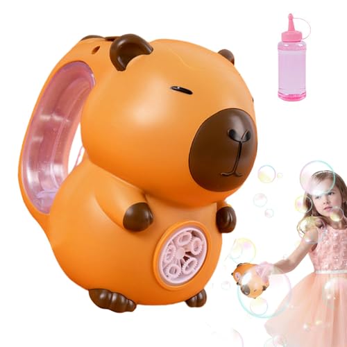 Capybara Handheld Bubble Machine, Cute Capybara Bubble Blowing Toy, Portable Bubble Machine Blower, Summer Outdoor Bubble Toy, Bubble Blower for Children, Handheld Bubble Machine for Kids, Outdoor von Qzdtue