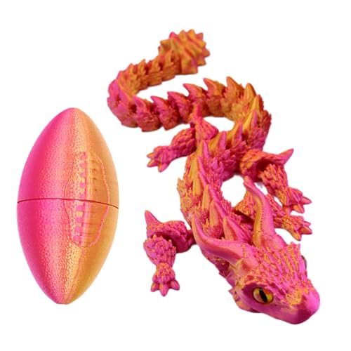 Dragon Egg Fidget Toys, Flexible Desk Figur, Dragon Decor, Flexible Dichtungen Desktop Drachenmodell, Dragon Egg Desk Toy, Drachenspielzeug für , Dragon Egg Toy für Mädchen, flexibel von Qzdtue