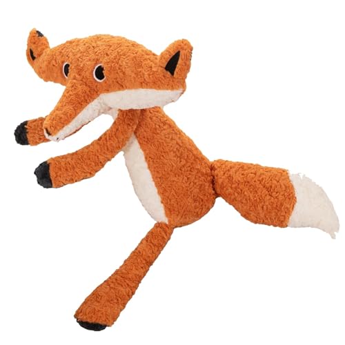 Fox Stuffed Animal Plüschtier, Realistisches Red Fox Plüschtier, Plüschtier, Soft Fox Stuffy und Bedding Plüschtier für Mädchen, für Kinder und Sammler, realistischer Red Fox S von Qzdtue