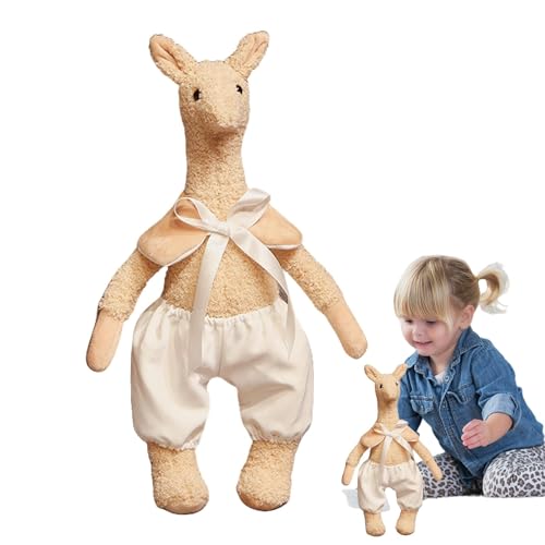 Qzdtue Alpaca 43,2 cm (43 cm), weiches Tier-Plüschkissen, gefülltes Tierspielzeug für Kinder Mädchen, Bequeme Plüschpuppe, perfekt für Cuddling und Display Alpaca, Accompanying Doll Plush von Qzdtue