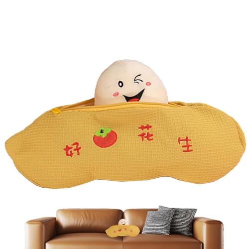 Qzdtue Cartoon Plush Toy, Stuffed Plants Pillow Doll, Soft Cartoon Throw Pillow for Living Room Bedroom, Cute Decorative Pillow for Home, Cozy Plush Cushion for Kids Cozy Cartoon Pillows von Qzdtue