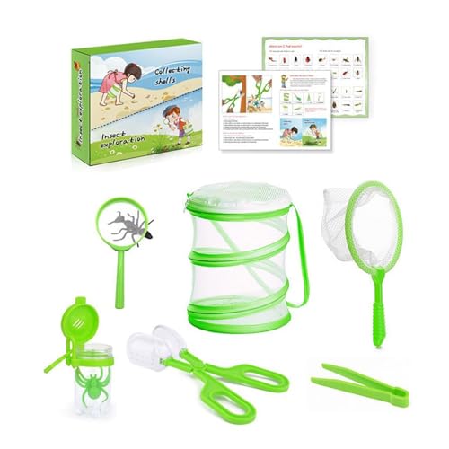 Qzdtue Fly Catcher Set für Kinder, Nature Exploration Fly Catching Tools 17,6 x 17 x 6,1 cm, Early Learning Solution für und Mädchen, tragbares Beobachtungsset von Qzdtue