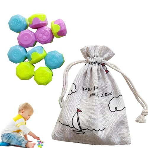 Qzdtue Fun Stone Catching Toy, Family Night Games, Hand Eye Coordination Training, Traditional Korean Game Toy, Stone Catching Family Game, Hand-Eye Coordination Game, Old-Fashioned Party Game von Qzdtue