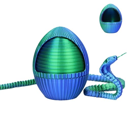 Qzdtue Gear Egg Flexible Tiere, niedliche Egggg-Figur, Schreibtischdekoration, interaktives Fidget Toy, Stressabbau, Schreibtischdekoration, 8 x 8 x 9,7 cm, für Schreibtischdekorationen von Qzdtue