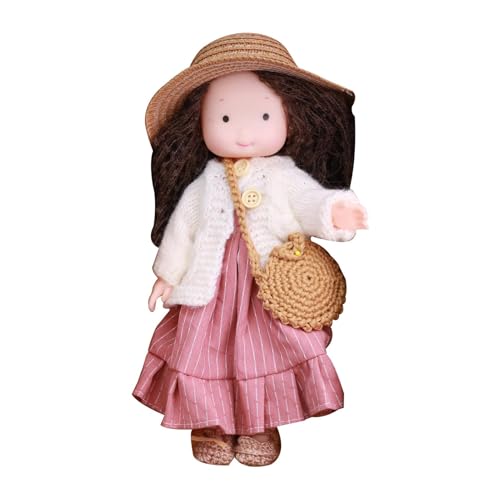 Qzdtue Kids Huggable Rag Doll, Collectible Fall Theme Doll with Dress and Accessories, Christmas, Halloween, and Thanksgiving for Children, Small Collectible Rag Doll, Huggable Fall von Qzdtue