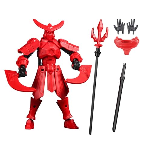 Qzdtue Multi Jointed Action Figuren, Assembly Flexible Action Figur, Lucky Action Figur, Sammelfiguren, Sammler, Dynamic Posing Action Figuren, anpassbare Actionfiguren für Kinder von Qzdtue