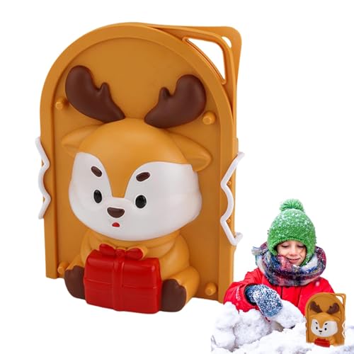 Qzdtue Outdoor Snow Molds | Christmas Snow Ball Shaper | Creative Snow Molds | Fun Outdoor with 19.5x15x11.5cm/7.68x5.91x4.53 Inches for Kids, Winter Toys Snow Ball Clip von Qzdtue