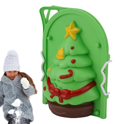 Qzdtue Outdoor Snow Molds | Christmas Snow Ball Shaper | Creative Snow Molds | Fun Outdoor with 19.5x15x11.5cm/7.68x5.91x4.53 Inches for Kids, Winter Toys Snow Ball Clip von Qzdtue