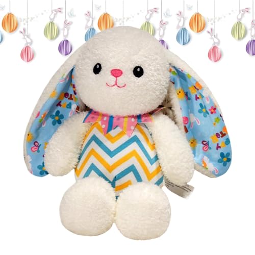 Qzdtue Plüschtier Easter Bunny, handgemacht, Huggable Plüsch, Rabbit Luxury Toy, 11,81 x 7,87 Zoll, Soft Bunny Stuffed Tier, Hugging Plüschtiere für Wohnzimmer, Schlafzimmer, Dekoration von Qzdtue