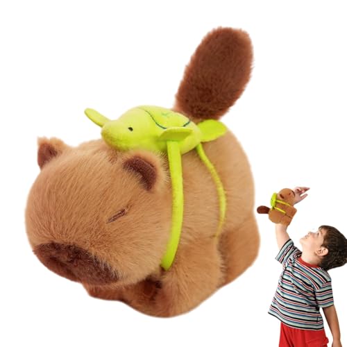 Qzdtue Slap Armband Stuffed Animal, Capybara Slap Armband, Luxury Wristband Toy, 5,91 Zoll, Plüsch + Baumwolle Hugger Decorative for Birthday, Kinder 's Day von Qzdtue