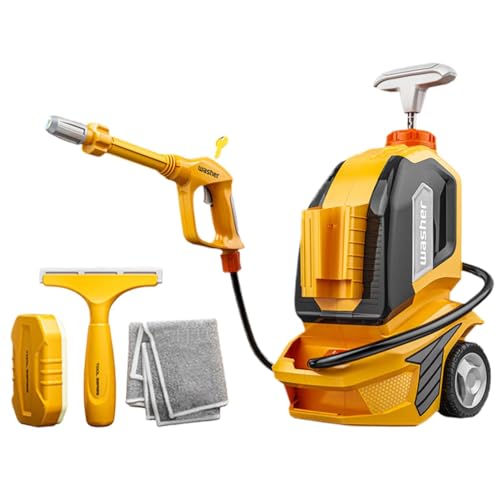 Toy Pressure Washer for Kids, Car Washing Role-Play Toy with Water Pressure, Fun Toy Car Washer with Wheels, Outdoor Garage and Backyard Cleaning Toy for Children,Toy Pressure Washer von Qzdtue