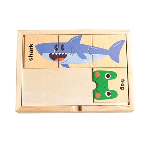 Wooden Peg Puzzles, Tier-Matching Games, Lernspielzeug, 15,7 x 12,7 x 4,9 cm, buntes Design, für Kleinkinder, , Kinder, Alter 3 und Up, Zuhause, Klassenzimmer Wooden Peg Puzzles, Tier-Matching Games, Lernspielzeug, 15,7 x 12,7 x 4,9 cm, buntes Design, für Kleinkinder, , Kinder, Alter 3 und Up, Zuhause, Klassenzimmer von Qzdtue