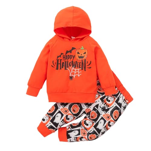 Qzeanxy 2-Teiliges Set Halloween Kostüm Baby - Bequem Babykostüm Niedlich Faschingskostüm Regular Fit Lässig Karneval Langärmelig Partykleidung Baumwolle Karnevalskostüm Weich Vintage Halloweenkostüm Qzeanxy 2-Teiliges Set Halloween Kostüm Baby - Bequem Babykostüm Niedlich Faschingskostüm Regular Fit Lässig Karneval Langärmelig Partykleidung Baumwolle Karnevalskostüm Weich Vintage Halloweenkostüm von Qzeanxy