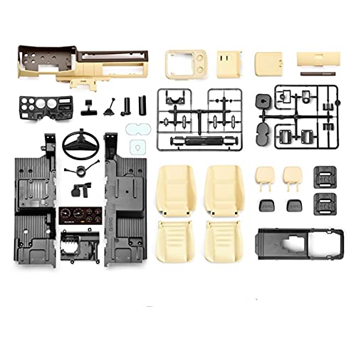 Full Interior Body Shell Cab Seat Kit for 1/10 RC Crawler Car Traxxas TRX4 1979 Blazer - White von R/C Car Parts