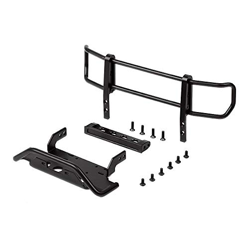 RC Car Metal Front Bumper for 1:10 RC Crawler Traxxas TRX4 G500 TRX6 G63 6X6 Upgrade Parts - Black von R/C Car Parts