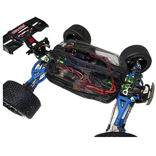 Zipper-Type Body Protective Chassis Cover Dirt Dust Resist Guard Cover for 1/16 Traxxas E REVO Summit VXL Rc Car Parts - 1 Set Black von R/C Car Parts