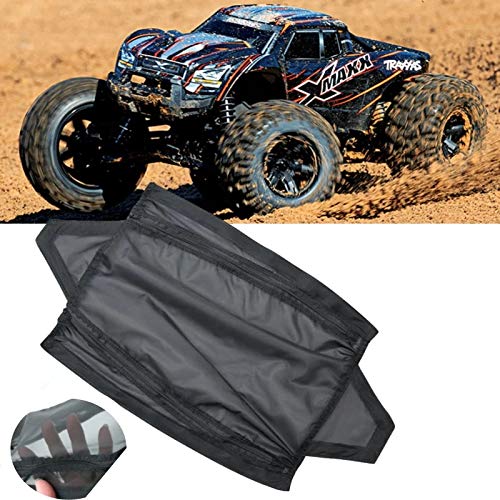 Zipper-Type Chassis Dust Dirt Waterproof Net Cover for 1/5 Traxxas X MAXX 77076-4 RC Car - 1 Set Black von R/C Car Parts