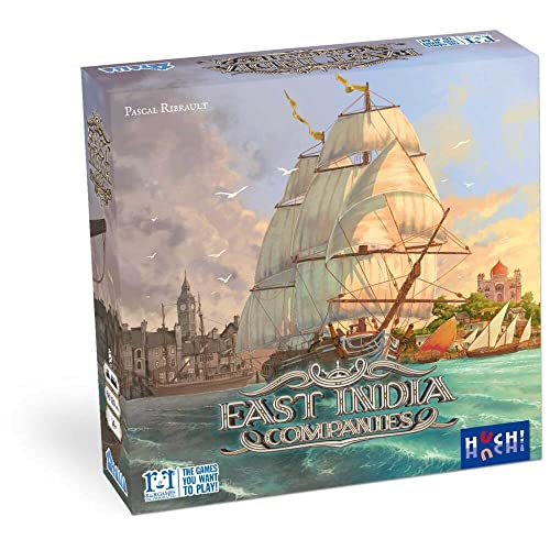 HUCH! East India Companies Strategiespiel fesselndes Handelsspiel, für 2 bis 4 Spieler, ab 12 Jahren von R&R Games