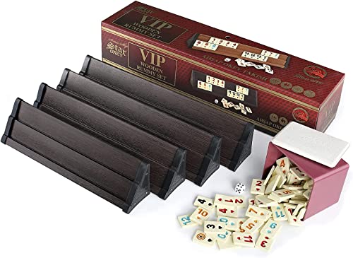 R2 Hookah Star “VIP Holz Wooden Rummy Set” / Ahsap Okey Takimi - Okey mit Melamin Steine von R2 Hookah