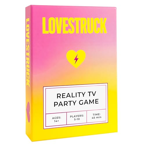 Lovestruck - Reality-TV-Party-Brettspiel | 5-10 Spieler, für Gruppen, Spieleabend für Erwachsene, kein TV-Wissen nötig, Sozialabzug Lovestruck - Reality-TV-Party-Brettspiel | 5-10 Spieler, für Gruppen, Spieleabend für Erwachsene, kein TV-Wissen nötig, Sozialabzug von RABBLE