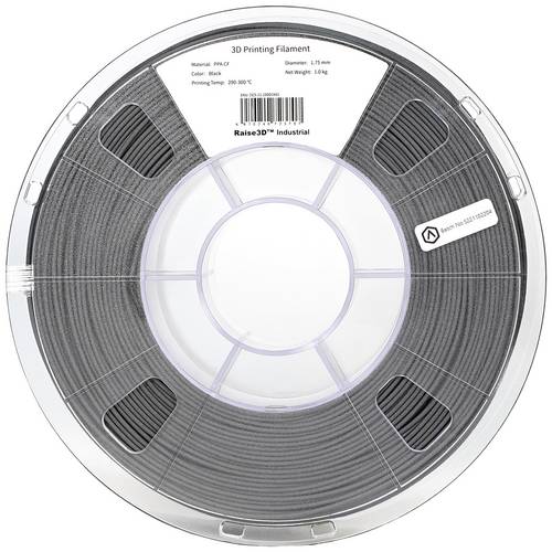 RAISE3D PMRA-1001 Industrial PPA CF Filament PPA 1.75mm 1000g Schwarz 1St. von RAISE3D