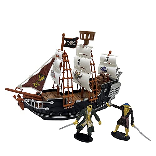 Ram® Kinder Pretend Play Piratenschiff Spielkanone Treaure Piratenfiguren Spielzeug mit Figuren von RAM ONLINE