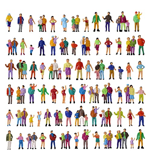 RANRAO 200 Stück zufällige Menschen Figuren Modell 1:87 Maßstab Modell Züge architektonische Kunststoff Menschen Figuren winzige Menschen Passagiere Menschen für Miniatur-Szenen RANRAO 200 Stück zufällige Menschen Figuren Modell 1:87 Maßstab Modell Züge architektonische Kunststoff Menschen Figuren winzige Menschen Passagiere Menschen für Miniatur-Szenen von RANRAO