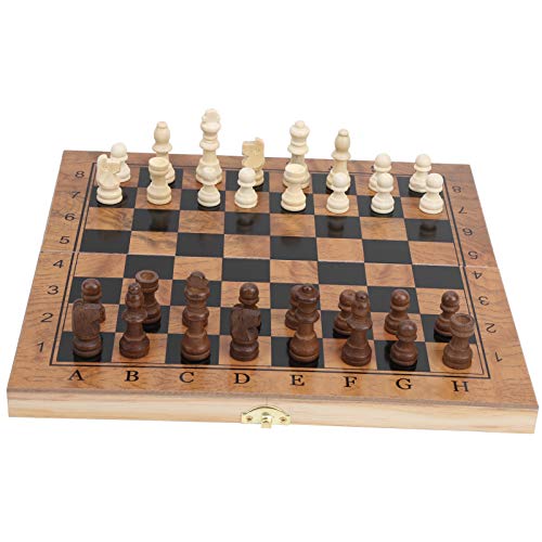 RASTKY 3 in 1 Schach -Set -Checkers, und Hölzernen Faltbrettspiel, Tragbare Entwürfe Setzen und Erwachsene Fest RASTKY 3 in 1 Schach -Set -Checkers, und Hölzernen Faltbrettspiel, Tragbare Entwürfe Setzen und Erwachsene Fest von RASTKY